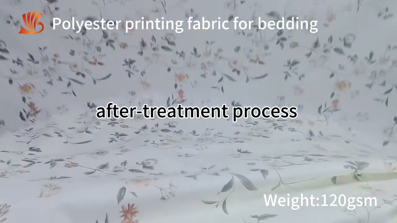 Polyester printing fabric for bedding