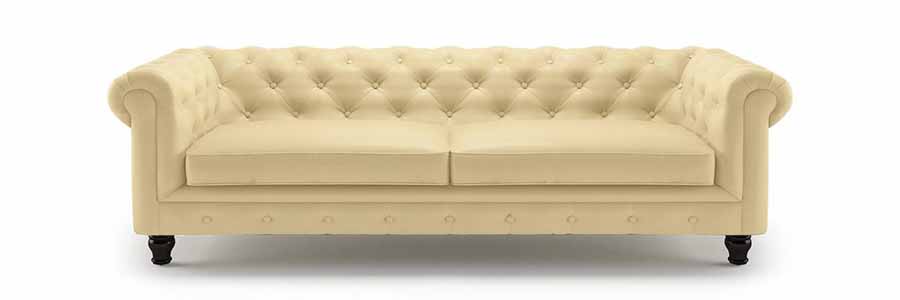 Leatherette sofa-perfectextile