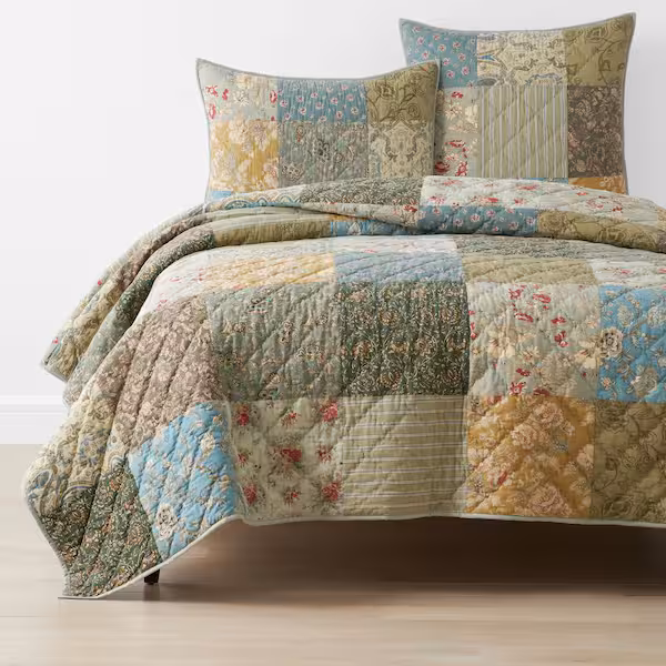 the company store quilts coverlets 51129q k multi 64 600 - perfectextile
