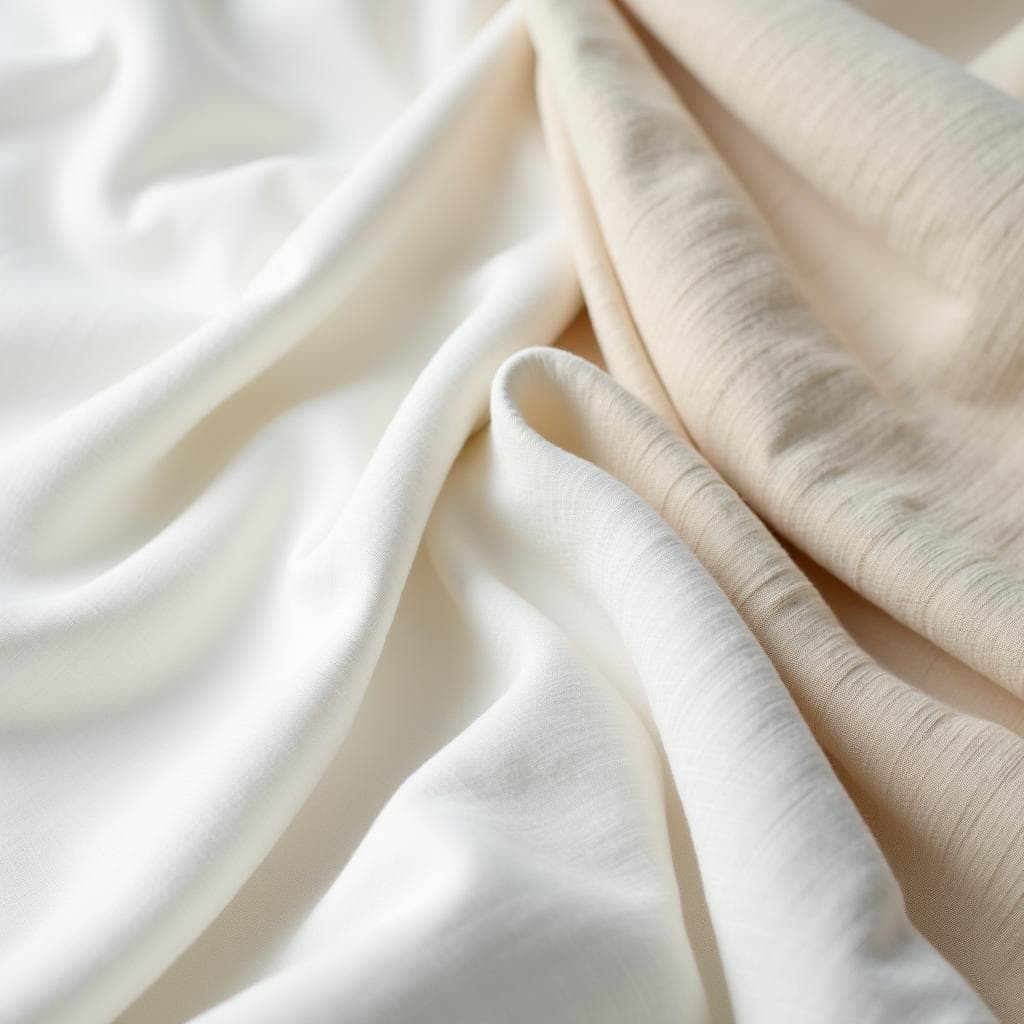 Top Bedsheet Set Manufacturers in 2025: price ,quality ,and problem solving service 1 Close-up of different fabric types for bedsheets