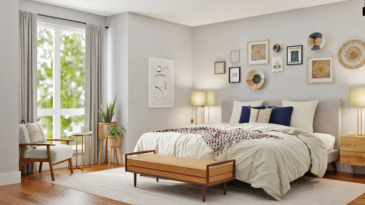 How to match bed sheets and curtains for a stylish bedroom 1 How to match bed sheets and curtains for a stylish bedroom