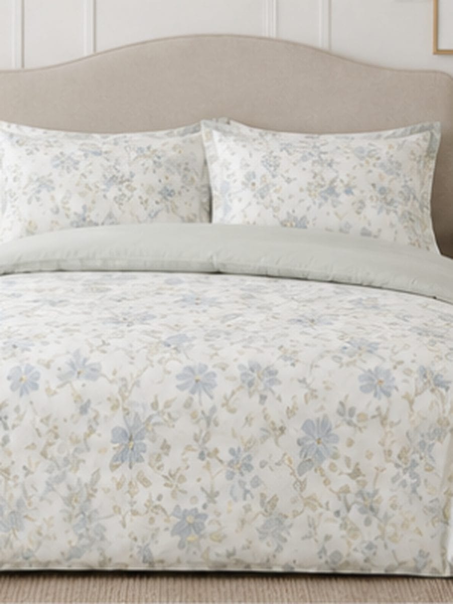 Home 11 Duvet cover crafted from dyed microfiber bedding fabric