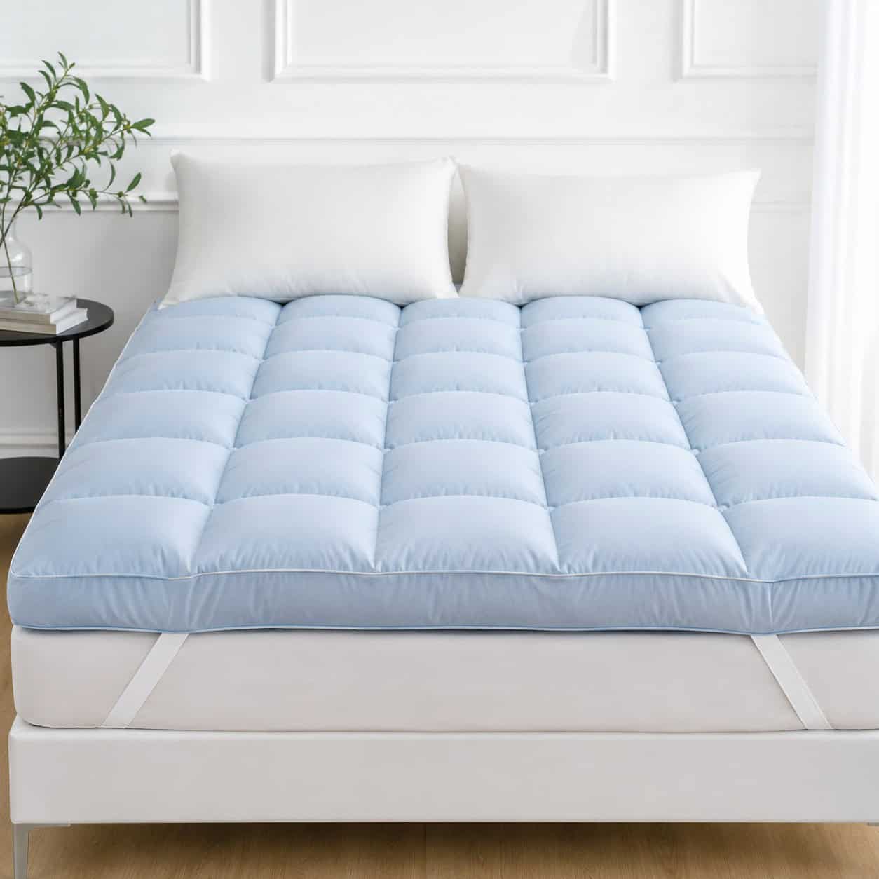 Ultrasonic & Quilted microfiber Fabric 7 Ultrasonic quilted microfiber fabric used for padded bedding production