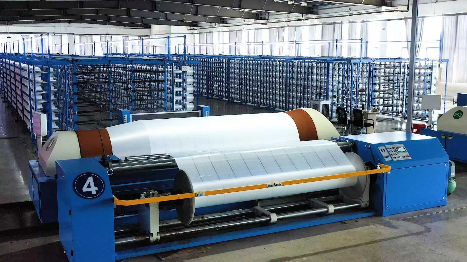 Manufacturing 9 Beam warping machine preparing yarn for weaving