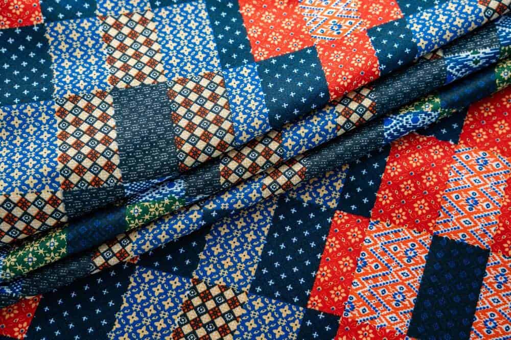 nano printed microfiber fabric