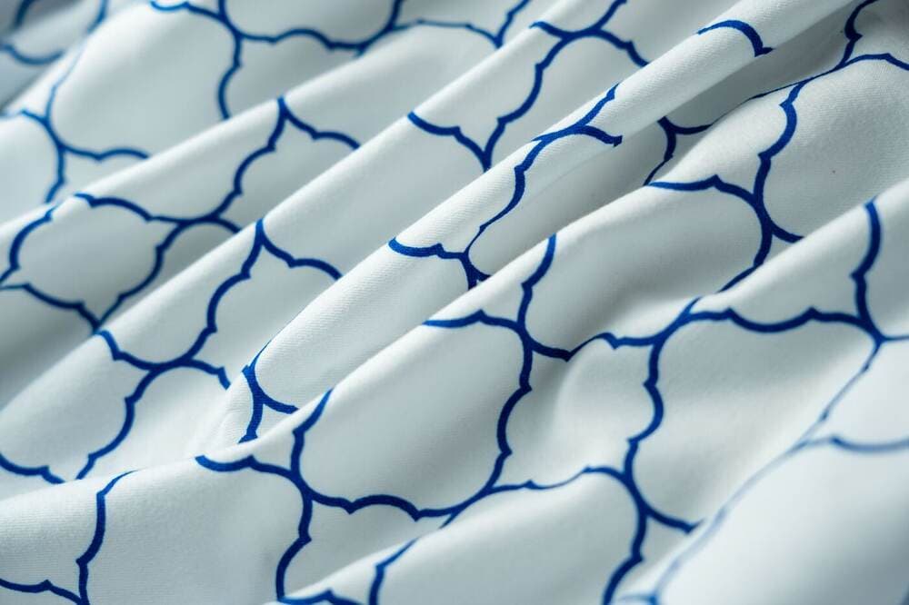 printed polyester microfiber fabric texture
