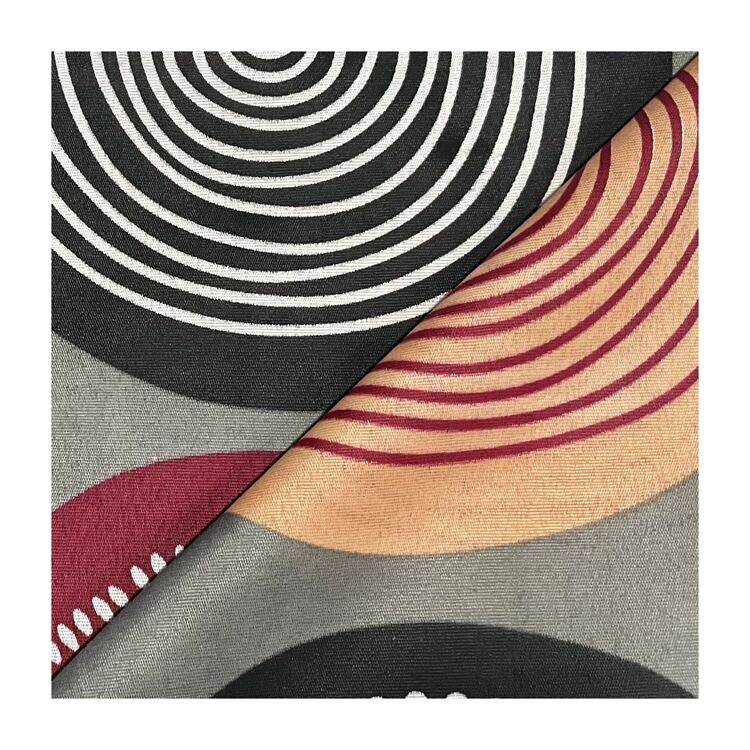 geometric printed microfiber fabric pattern