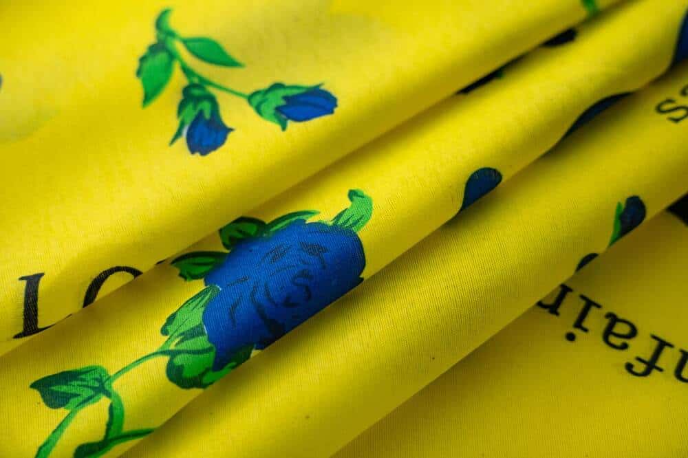 pigment printed microfiber fabric