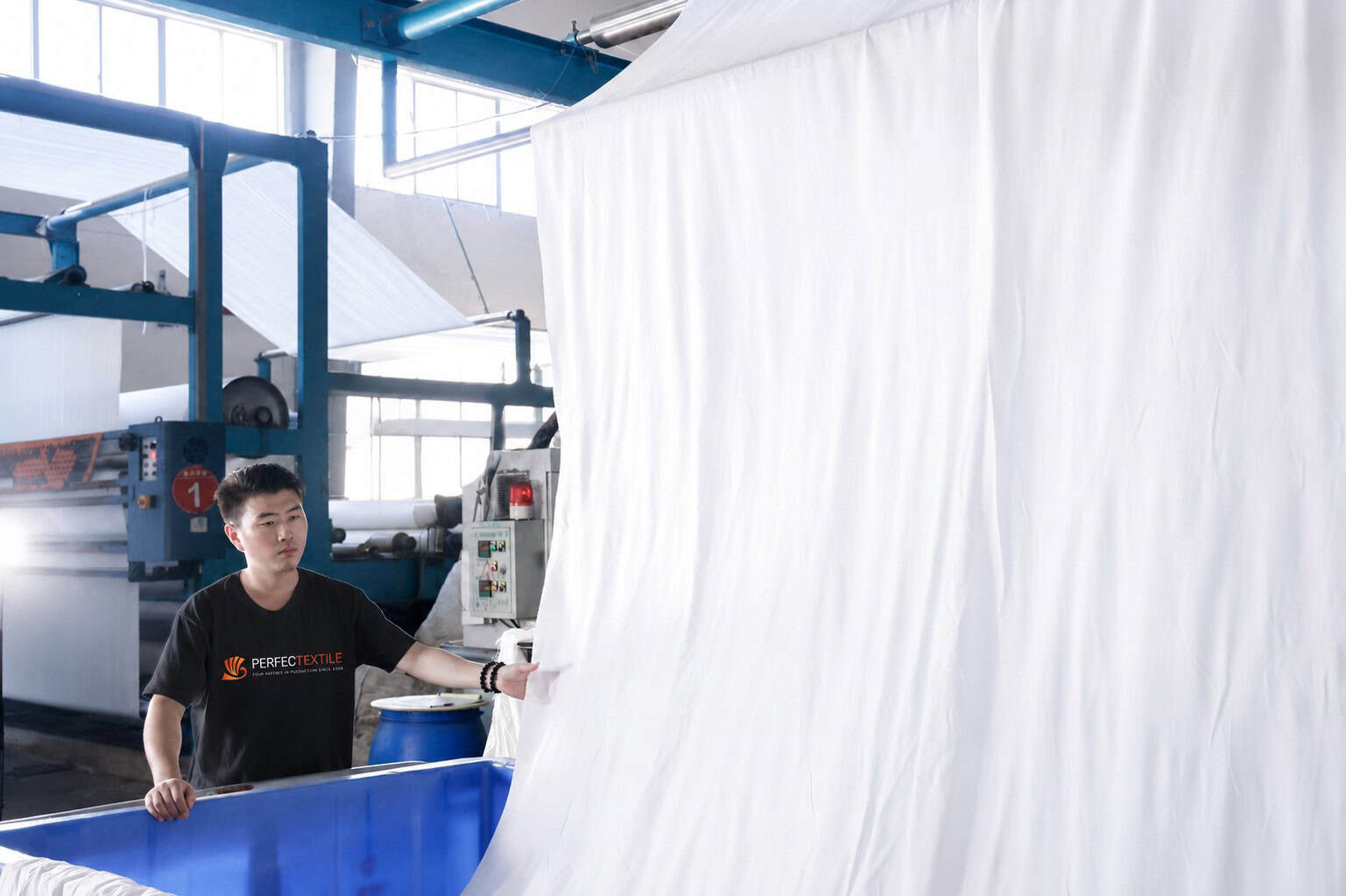 Quality Control 10 Greige fabric inspection at Perfectextile